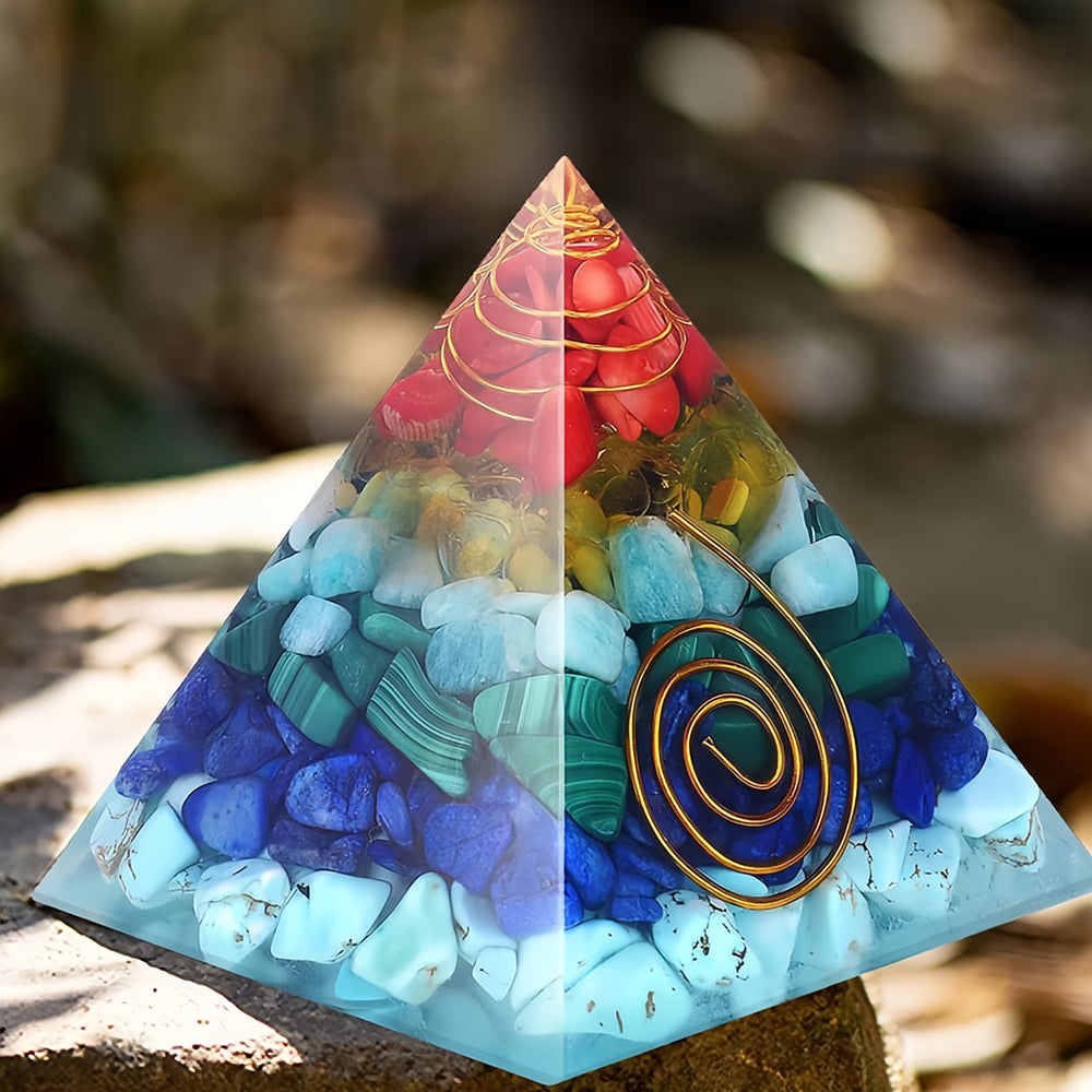 Chakra Orgone Pyramid