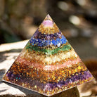 Rose Quartz Sphere Orgone Pyramid