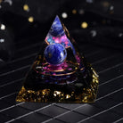 Lapis Lazuli Obsidian Orgone Pyramid