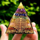 7 Chakra Orgone Pyramid Customized