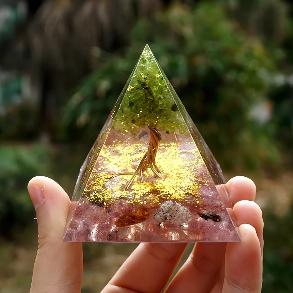 Crystal suncatcher- outlet strawberry quartz