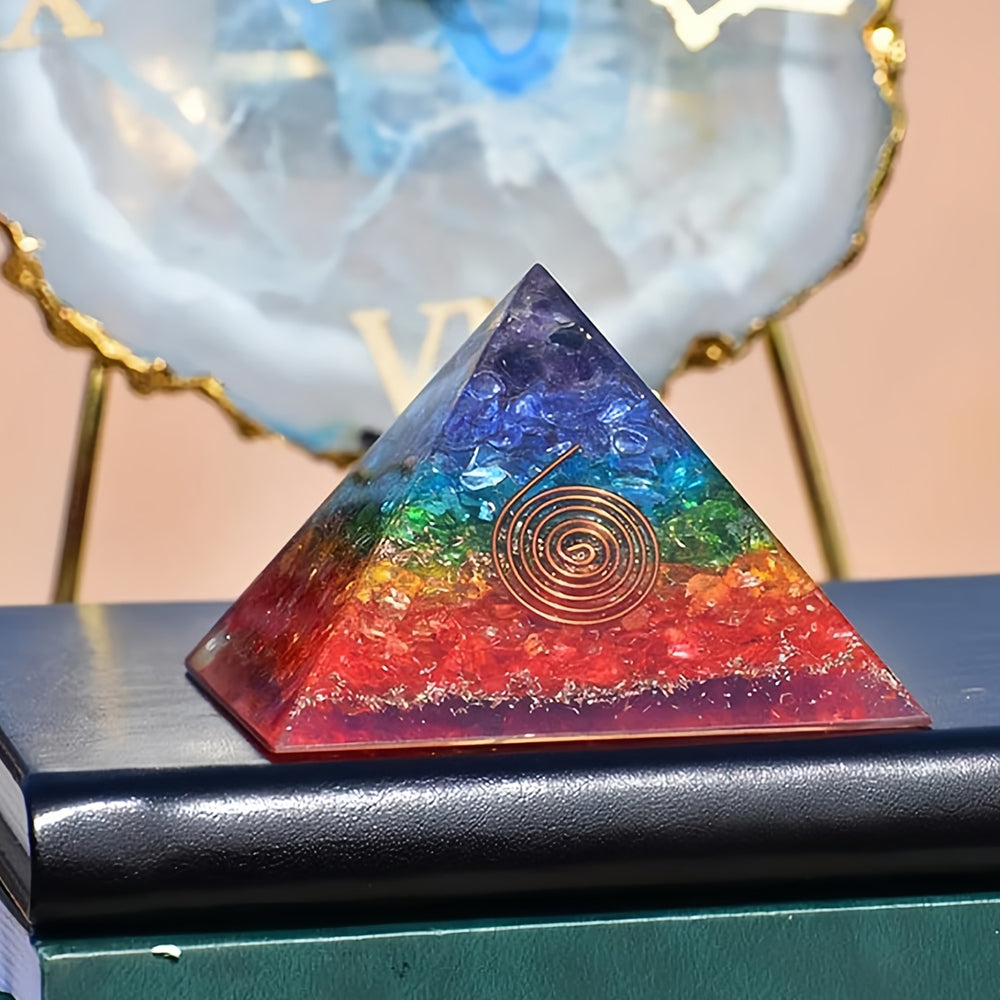 Chakra Protection Orgone Pyramid