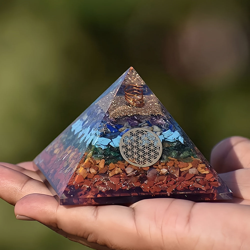 Chakra Yoga Meditation Orgone Pyramid