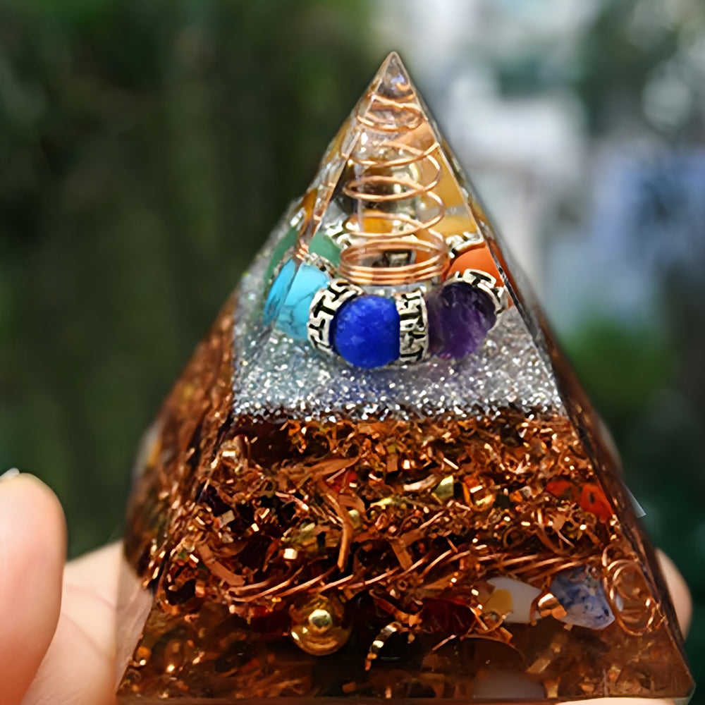 Chakra Orgone Pyramid