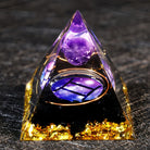 Amethyst Ball Obsidian Gravel Zodiac Gemini Orgone Pyramid