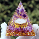 Amethyst Tree of Life Orgone Pyramid