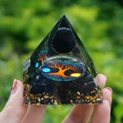 Sphere Tree Of Life Crystal Orgone Pyramid