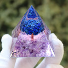 Lapis Lazuli Amethyst Tree Of Life Orgone Pyramid